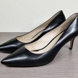 Louise et Cie Jordyna Pump, Black Leather, Womens Size 11 M